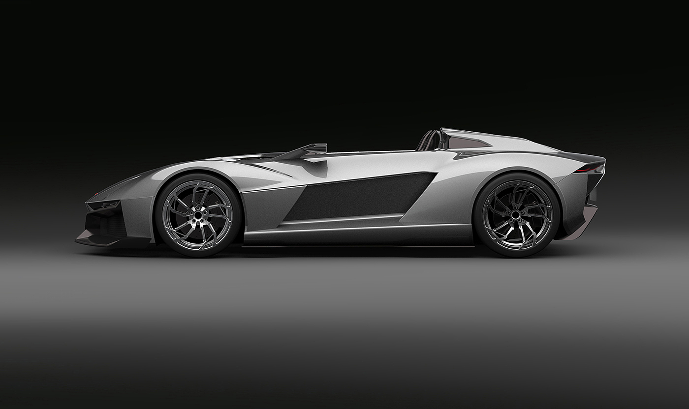 Sports car，high definition，streamline，