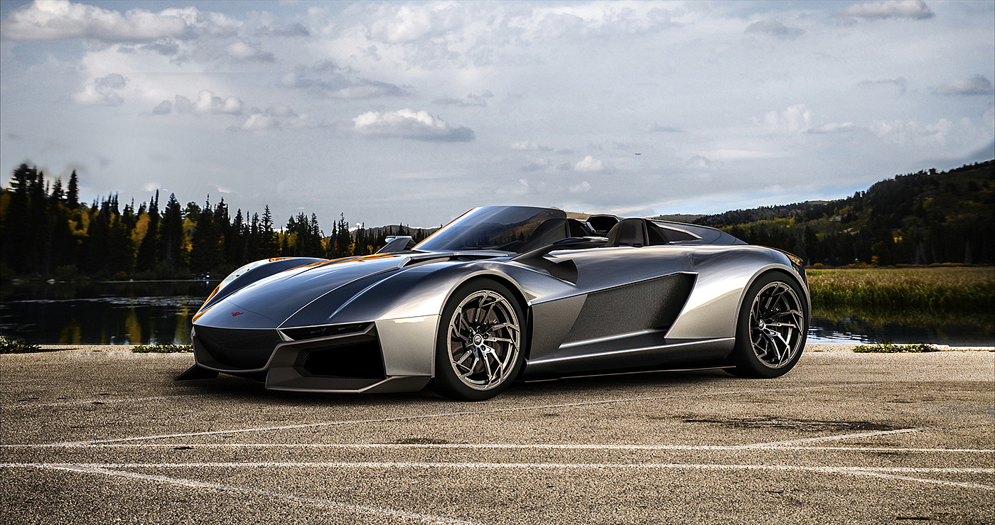 Sports car，high definition，streamline，