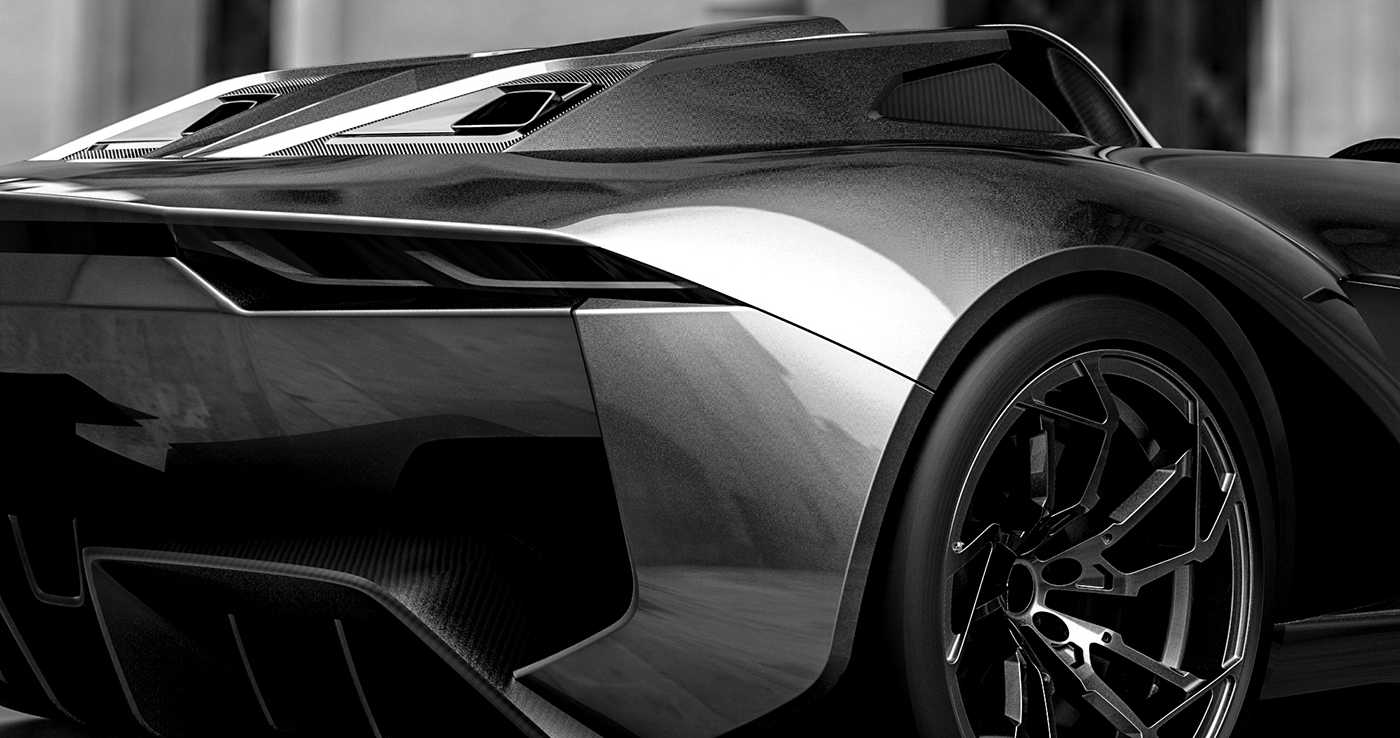 Sports car，high definition，streamline，