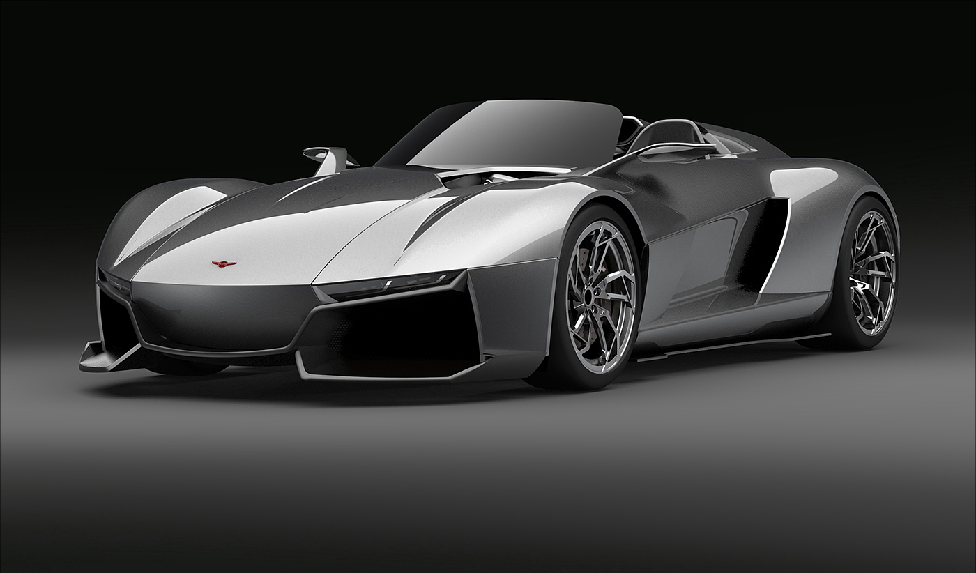 Sports car，high definition，streamline，
