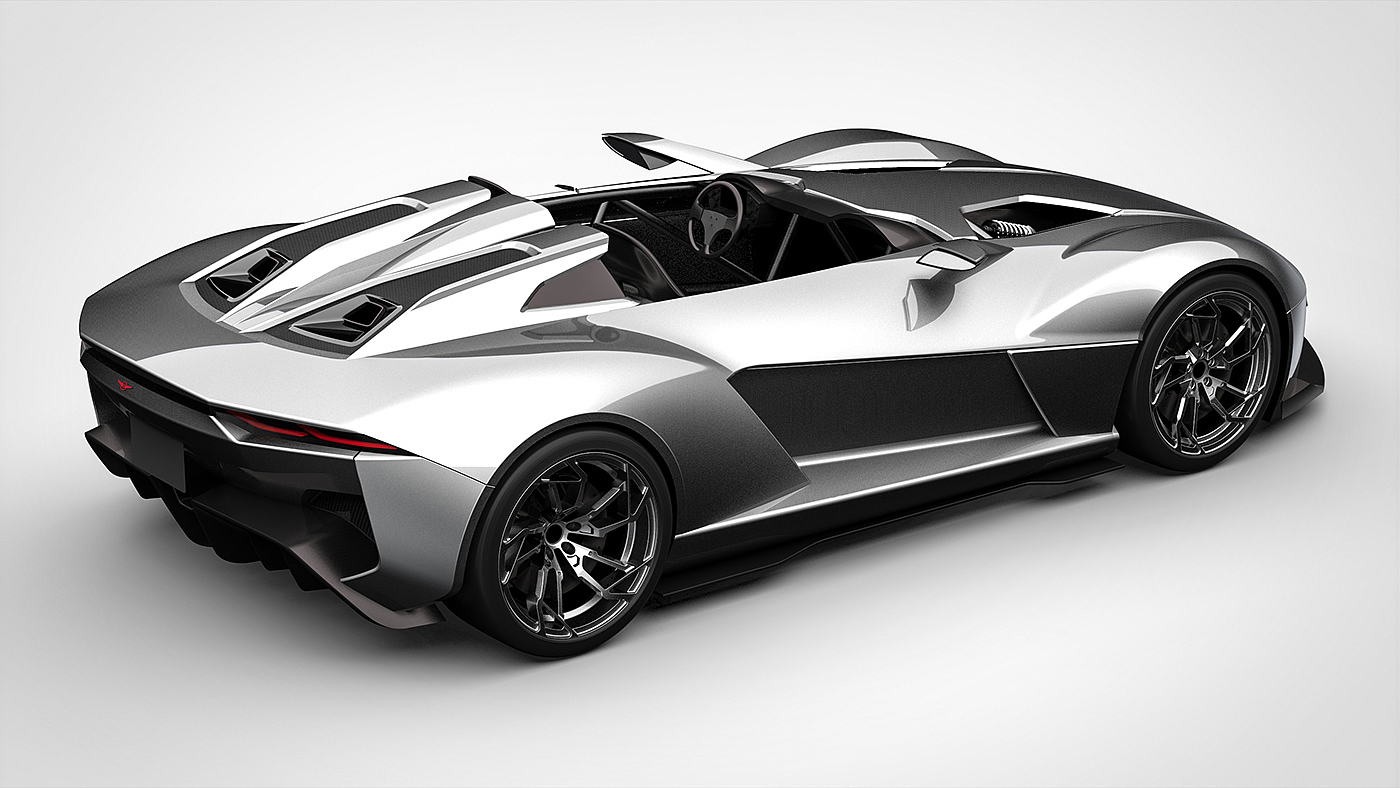 Sports car，high definition，streamline，