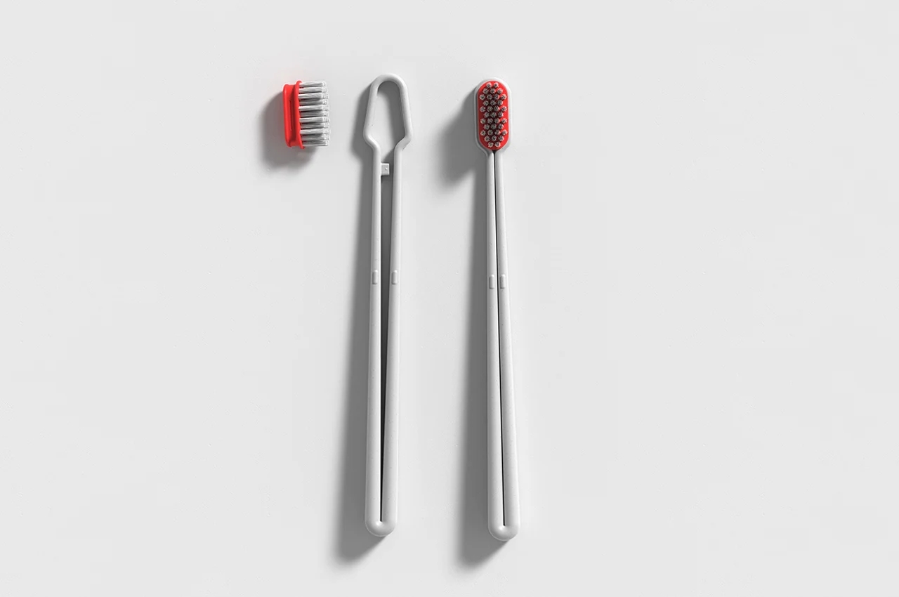 product design，toothbrush，Clip，