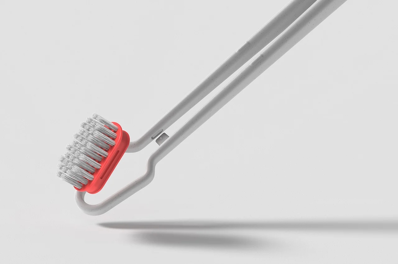 product design，toothbrush，Clip，