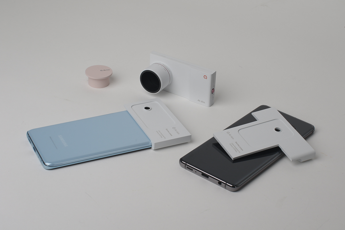 Mobile Skin Analyzer，Mobile skin analyzer，BDCI，Skin care，Small and exquisite，Minimalist design ，Connect phone，Skin scan，