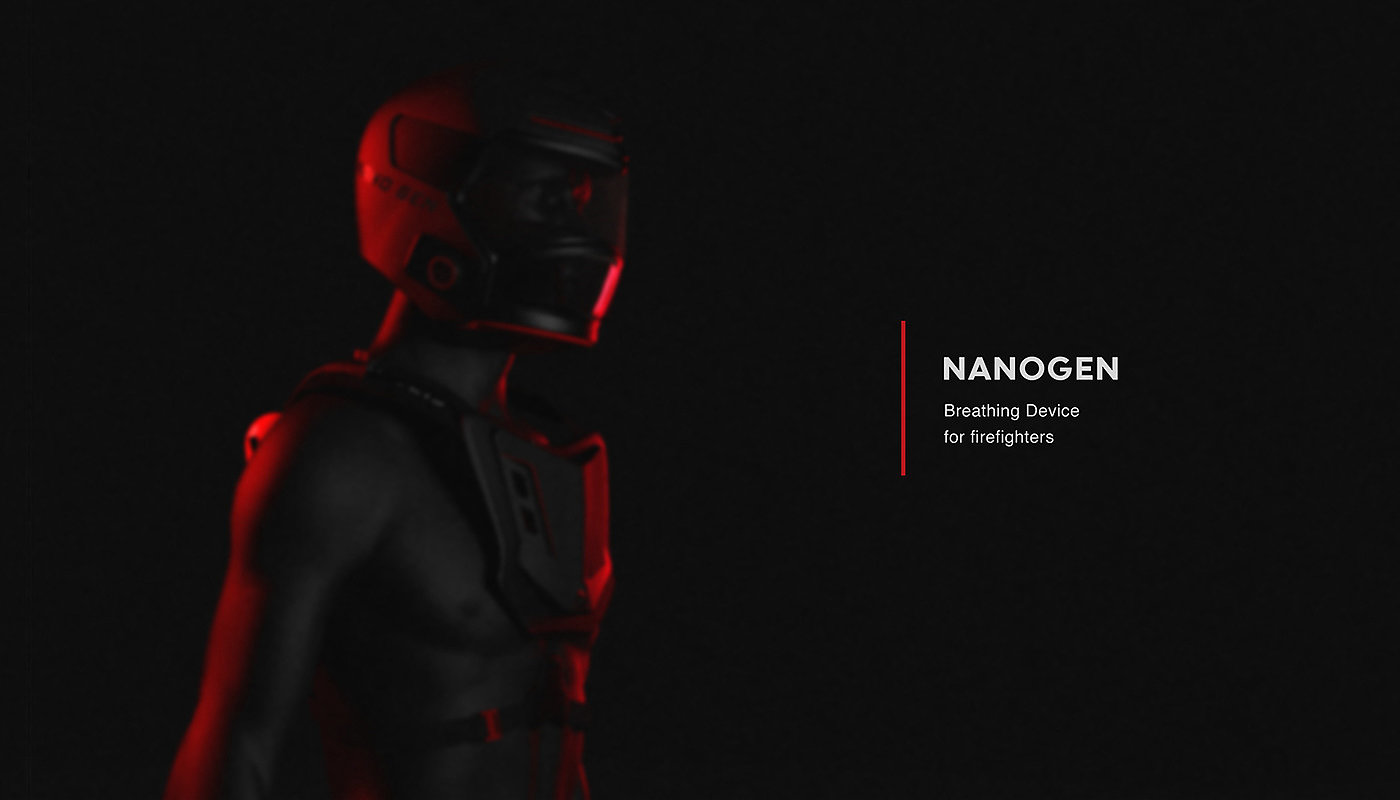 NanoGen，Breathing apparatus for firefighters，Self contained breathing apparatus (SCBA)，Safe and effective，Carbon monoxide and hydrogen cyanide, etc，Nanofiber，