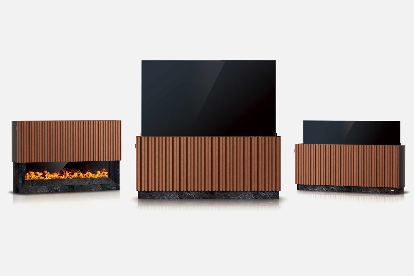 Red dot design concept award，Mode conversion，Simple design，Household appliances，77W art display device，