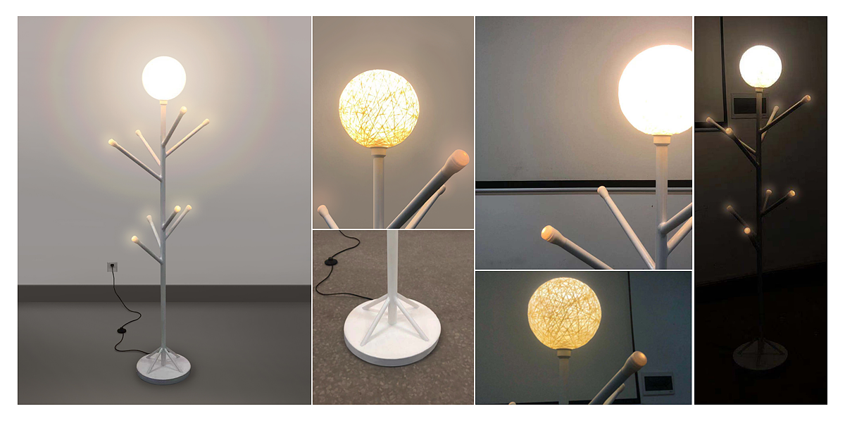 Lamp design，lamps and lanterns，Floor lamp，Coat rack，Coat hanger design，coat hanger，Unconscious design，