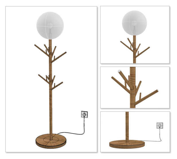 Lamp design，lamps and lanterns，Floor lamp，Coat rack，Coat hanger design，coat hanger，Unconscious design，