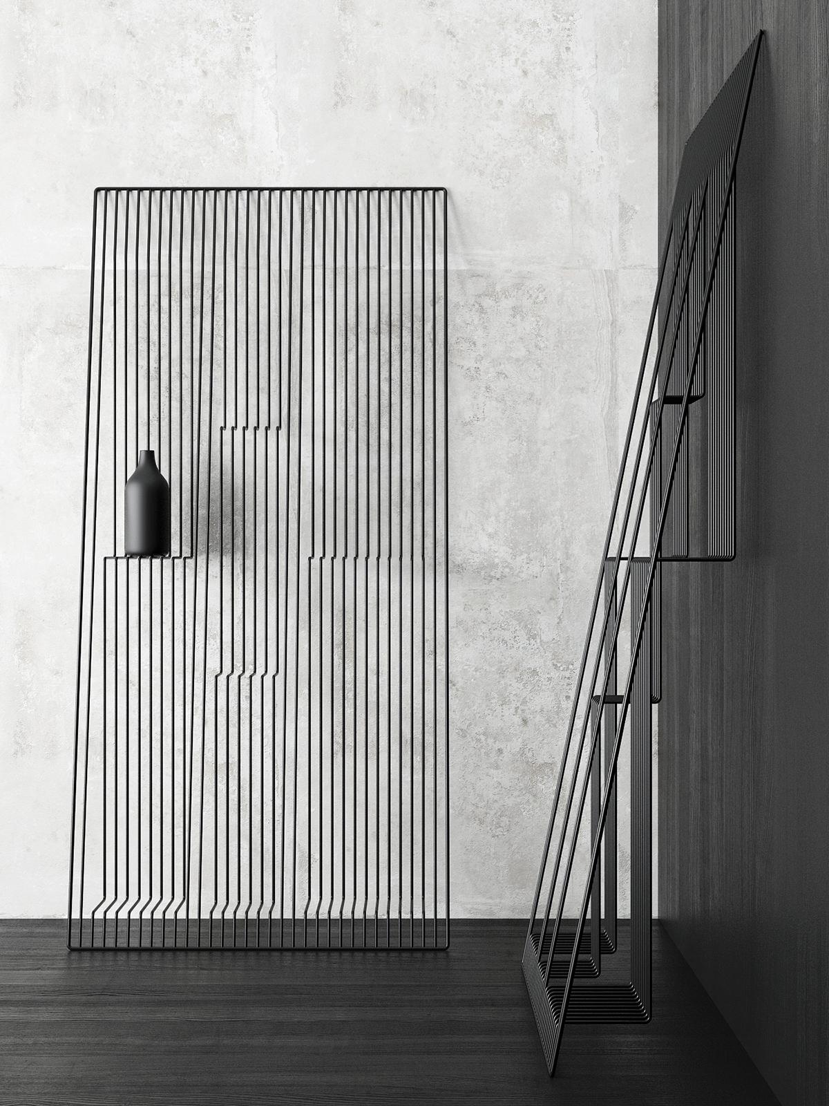 Storage rack，furniture，Sense of line，simple style ，bookshelf，