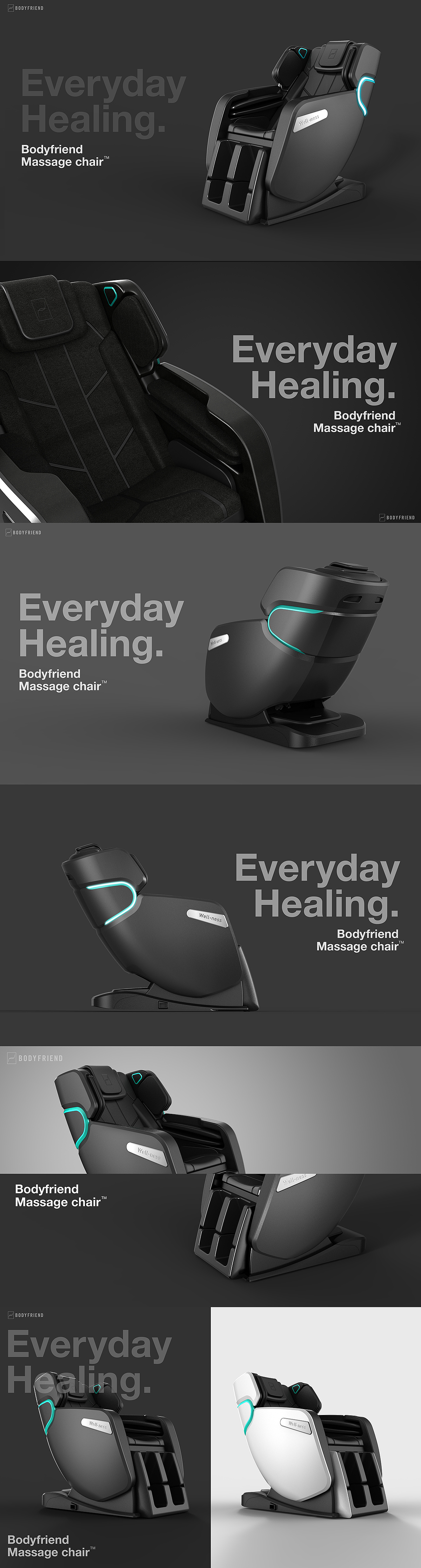 Massage chair，keyshot，3D modeling，