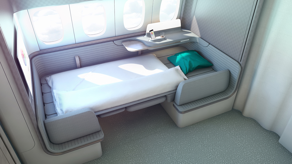 aviation，hotel，Interior design，Asian airline，