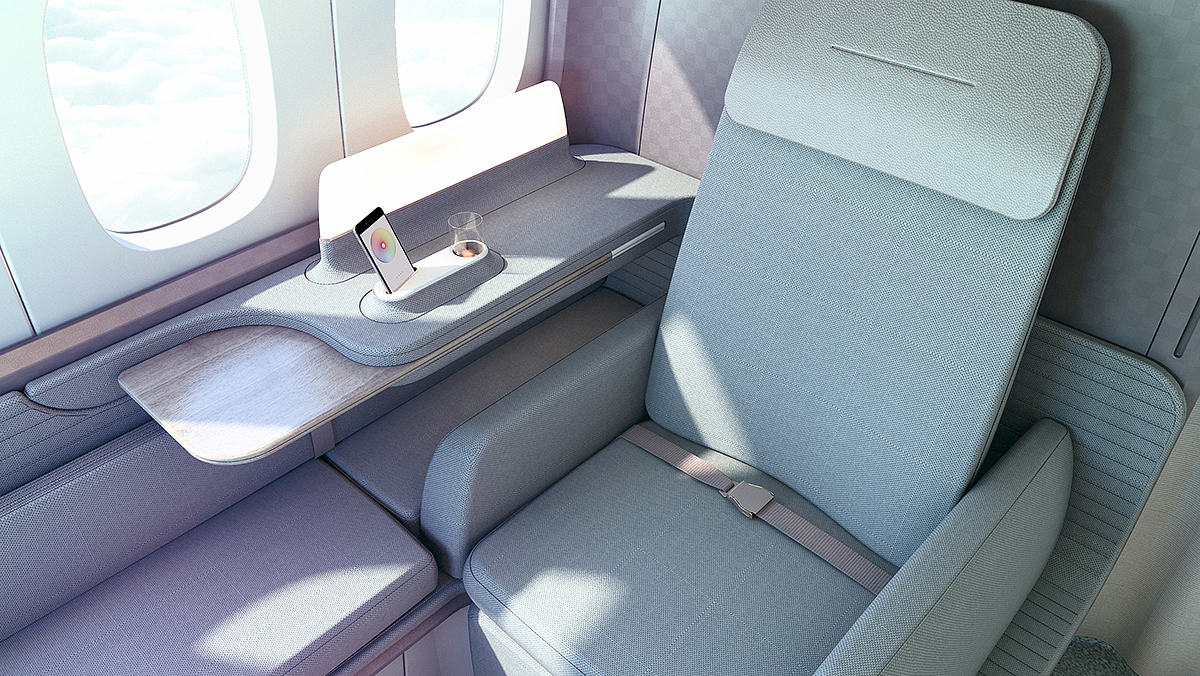 aviation，hotel，Interior design，Asian airline，