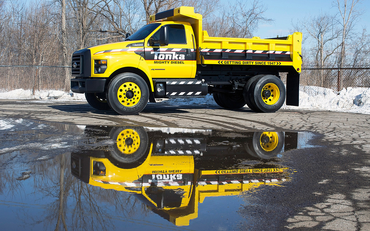 Toys，Ford，truck，load，