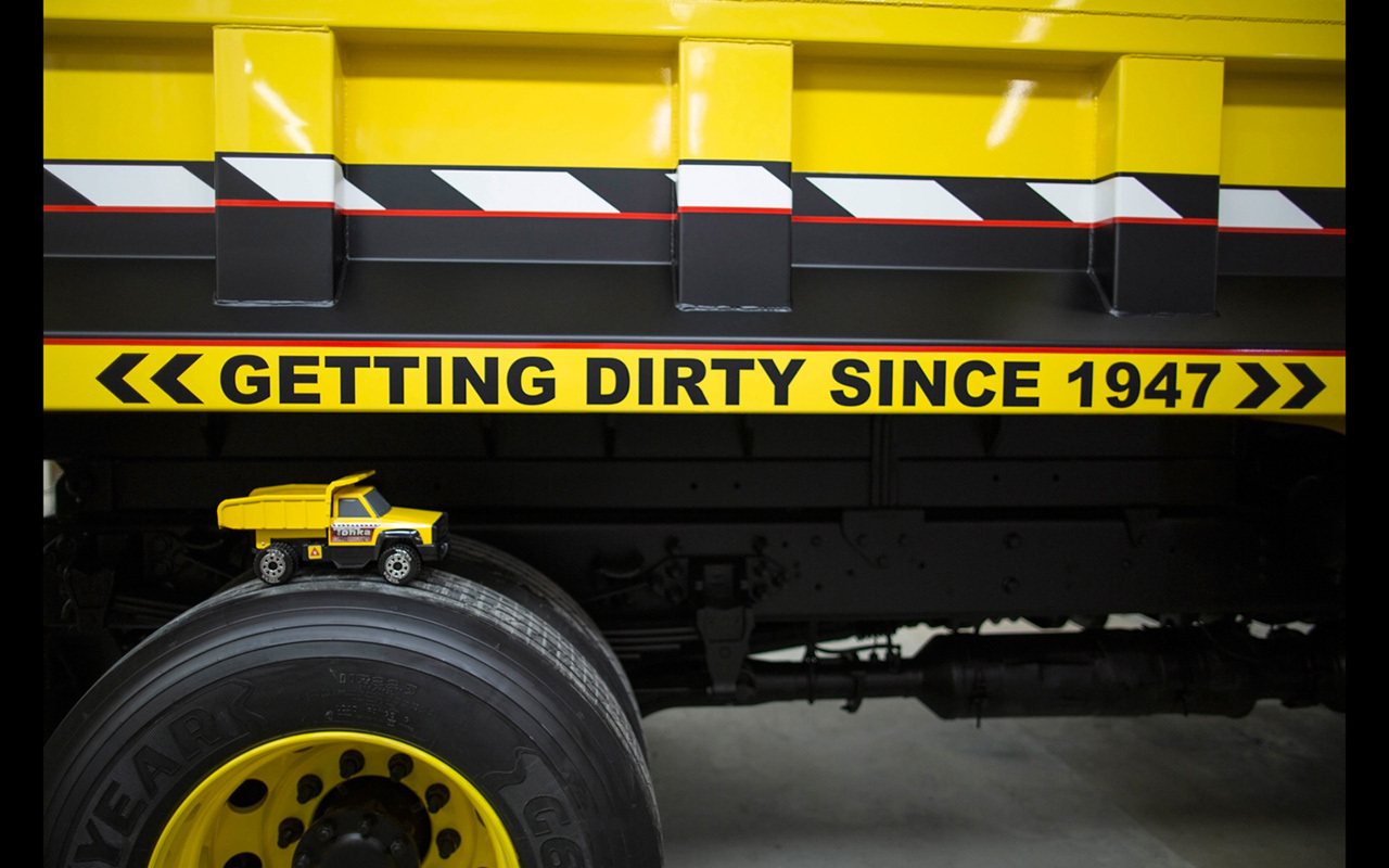 Toys，Ford，truck，load，