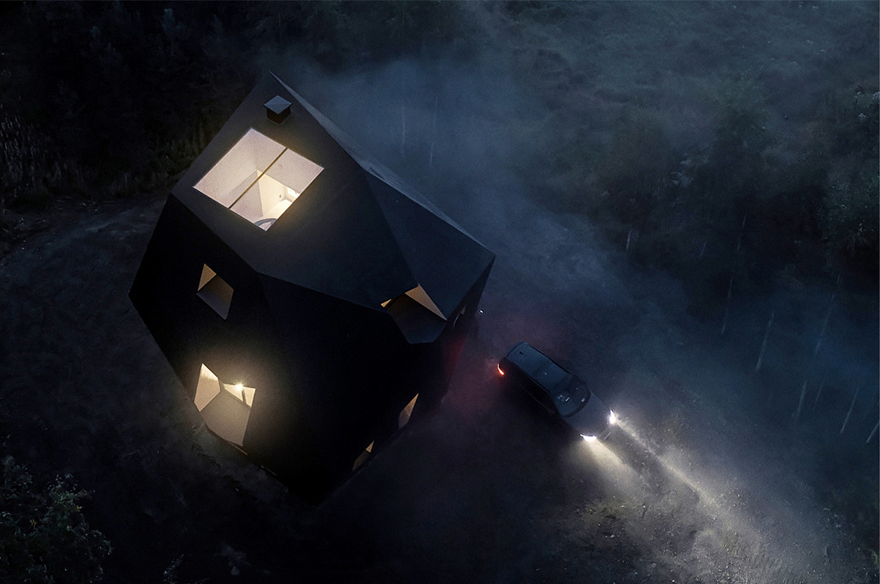 Interior design，Architecture，Meteorite，Forest House ，