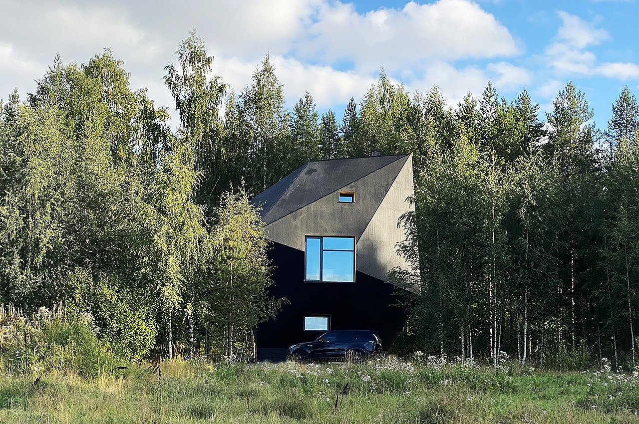 Interior design，Architecture，Meteorite，Forest House ，