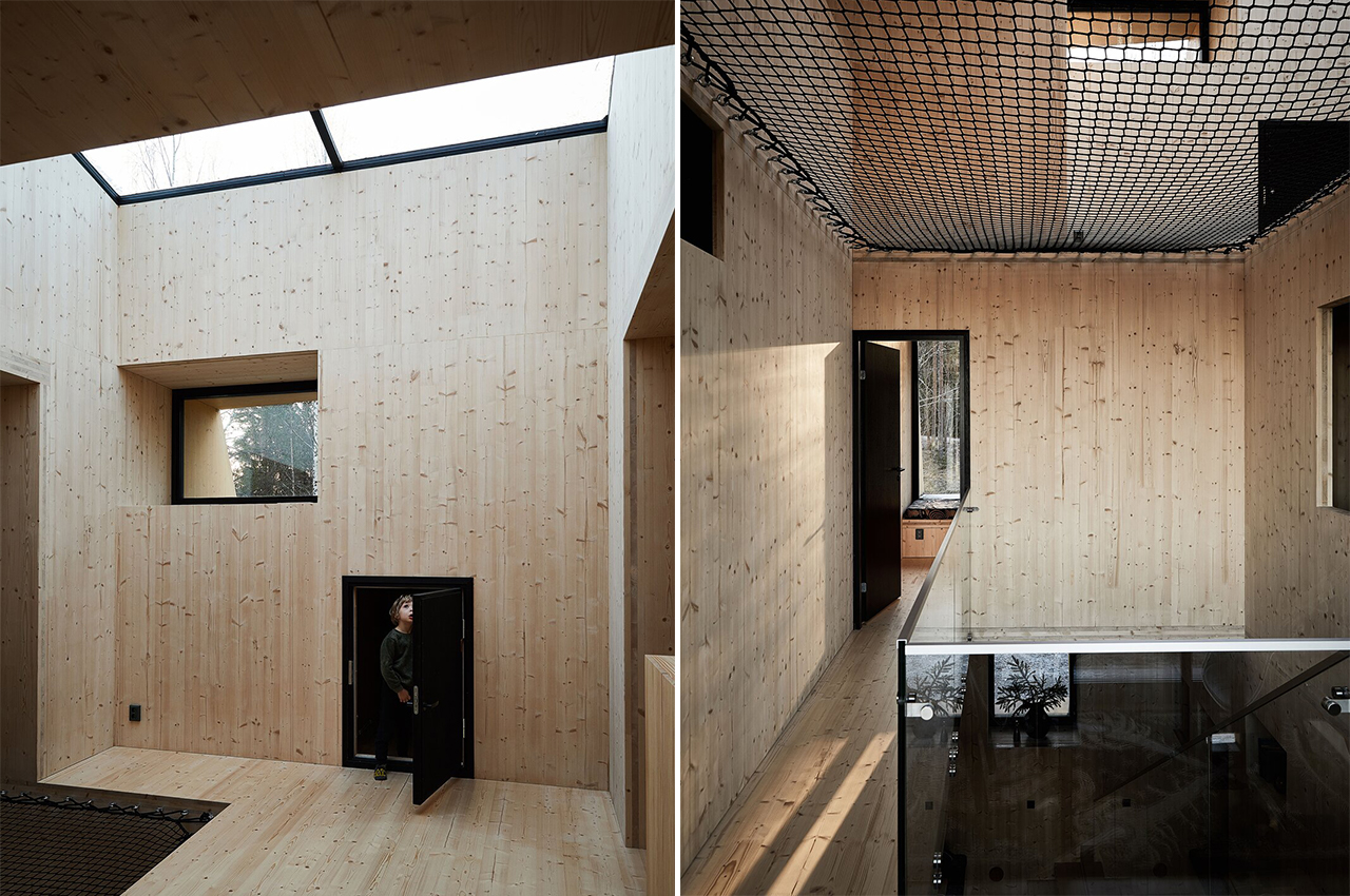 Interior design，Architecture，Meteorite，Forest House ，