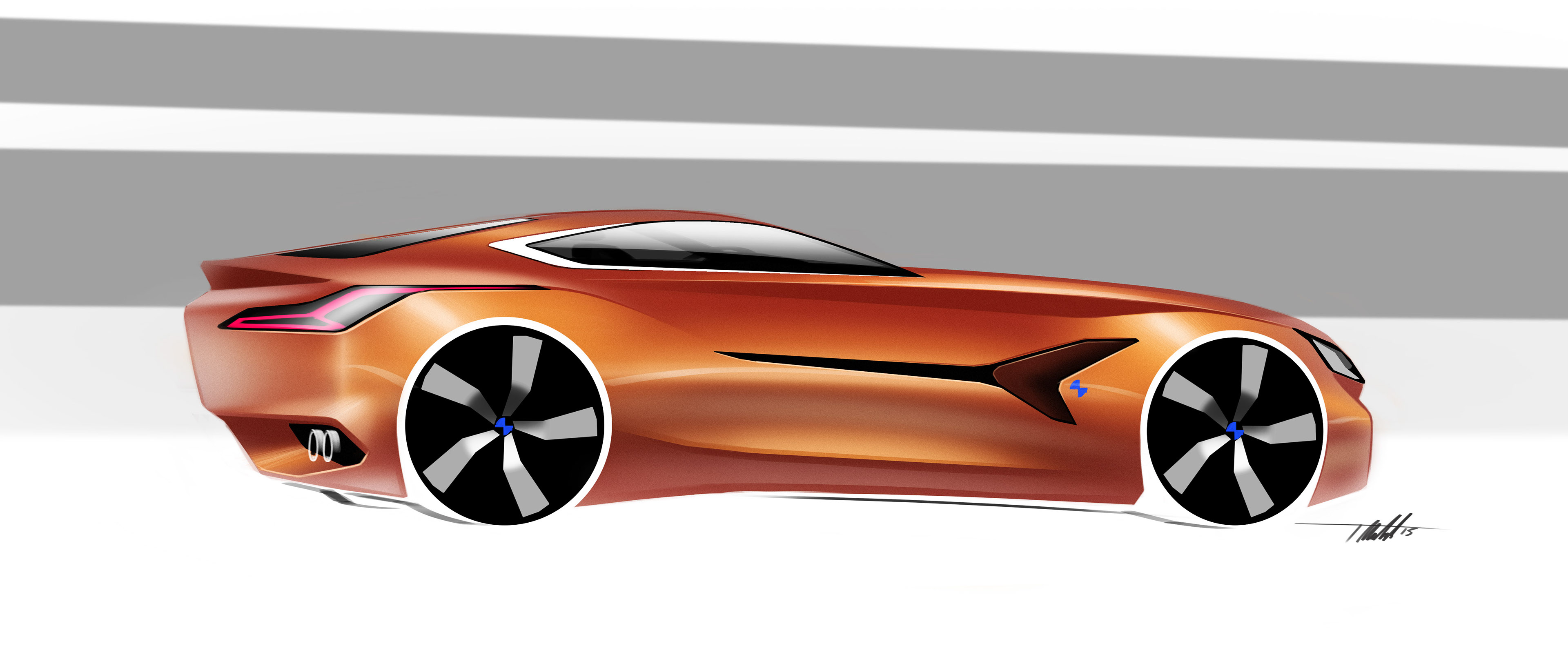 draft，Ubee ，Hand drawn，Automobile design，Tyler Macdonald，conceptual design，