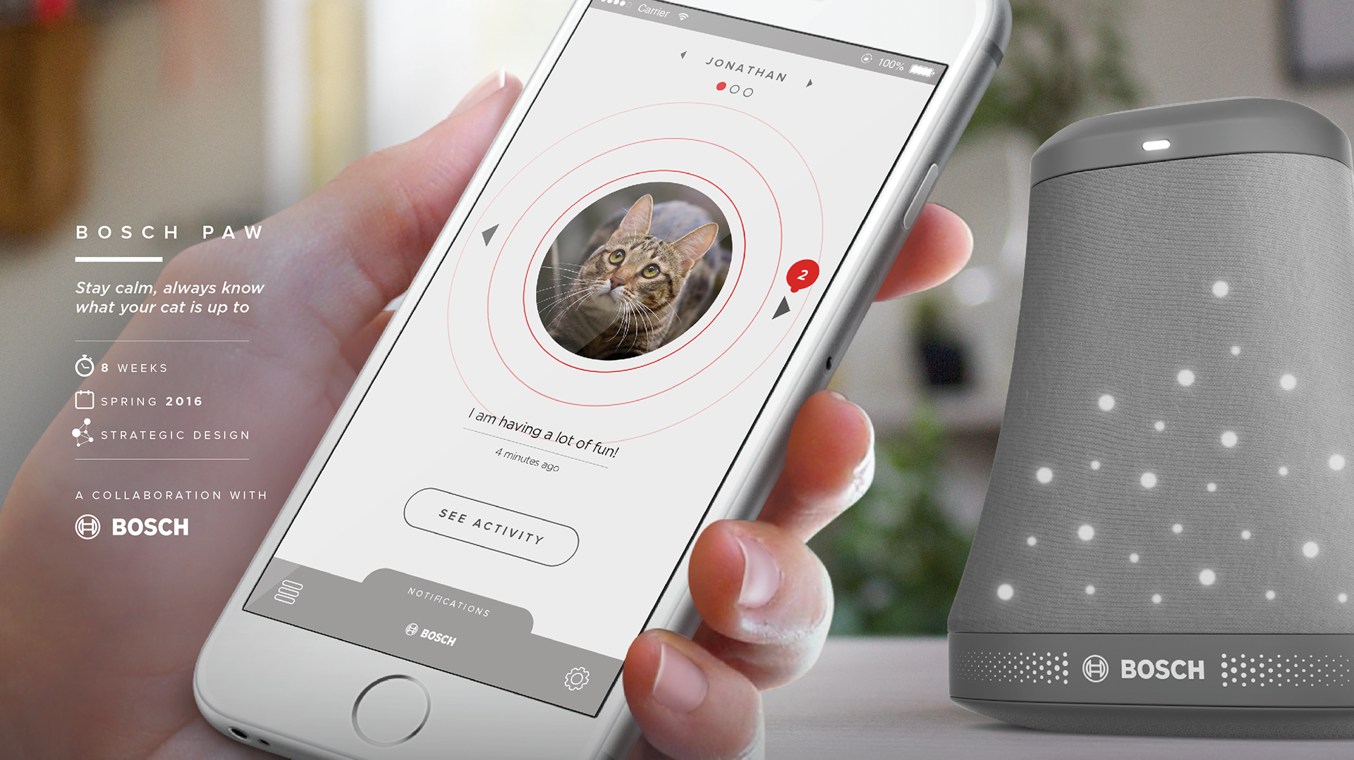 Pets，cat，suit，bosch，Wearable device，Mobile app，tracker ，intelligence，paw，