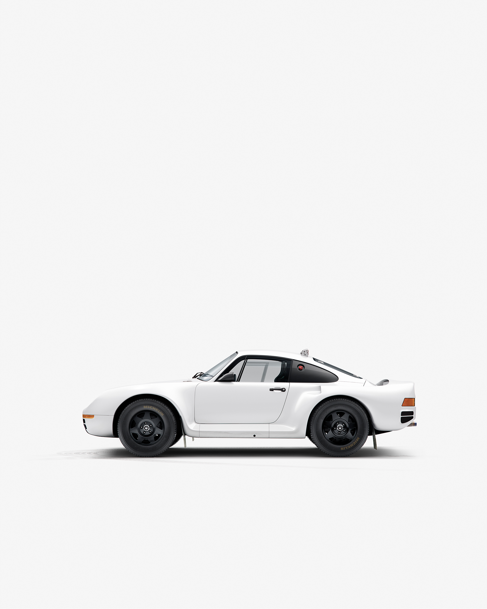 3D modeling，Automobile design，white，Simplicity，Porsche959，Porsche，
