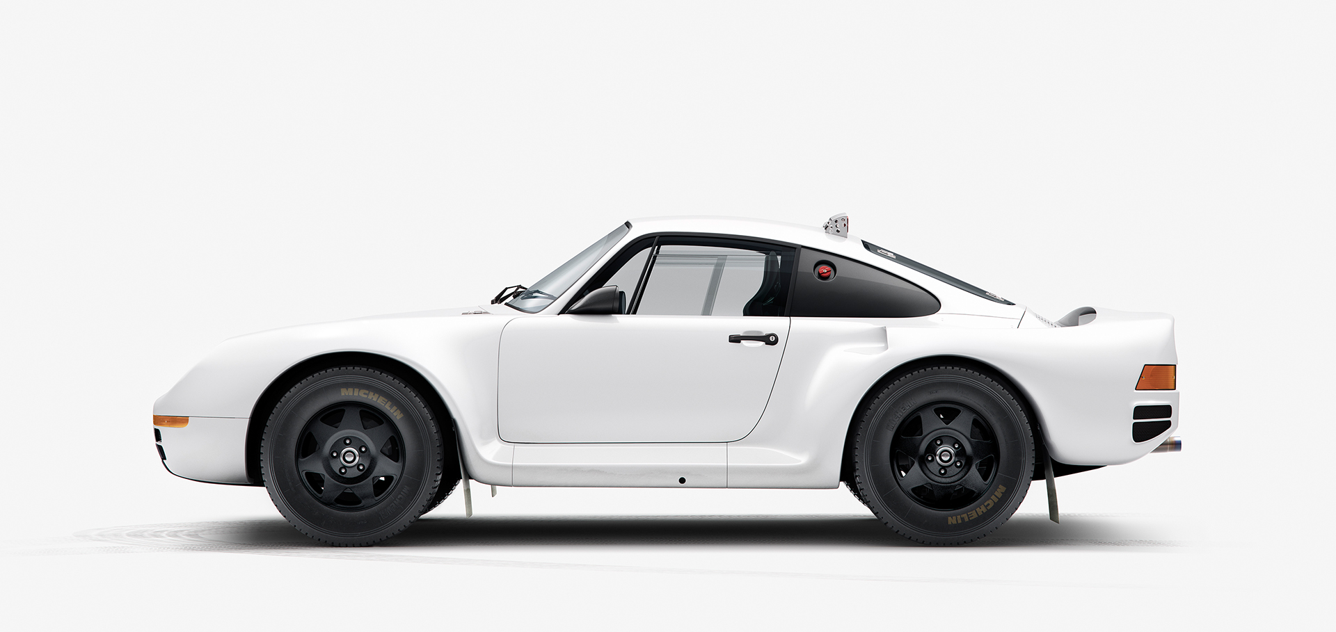 3D modeling，Automobile design，white，Simplicity，Porsche959，Porsche，