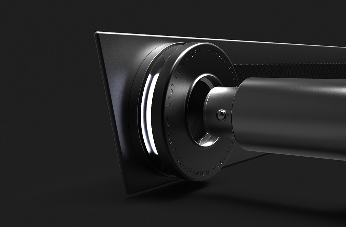 Chinese designer，Kinsey Yu，Bicycle，lock，Taillight，