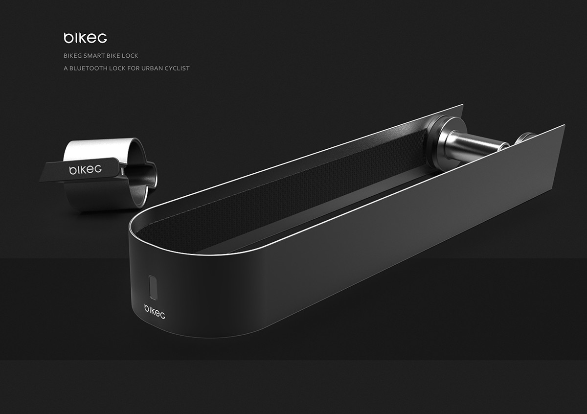 Chinese designer，Kinsey Yu，Bicycle，lock，Taillight，