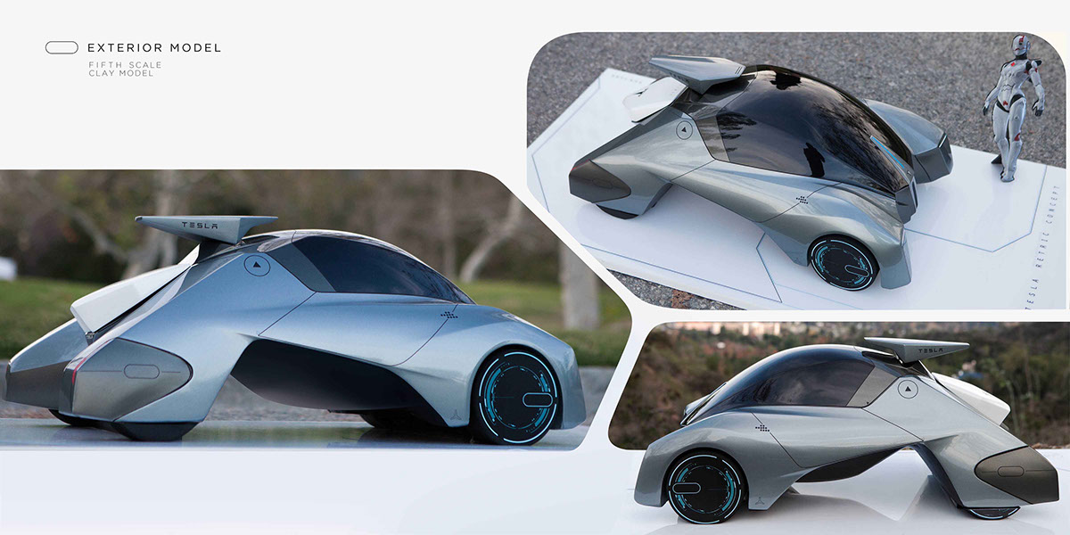 traffic，automobile，concept，Design，Model，Tesla，