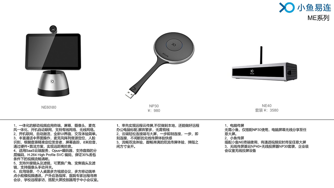 Competitive product analysis，industrial design，Teleconference，Cloud video，