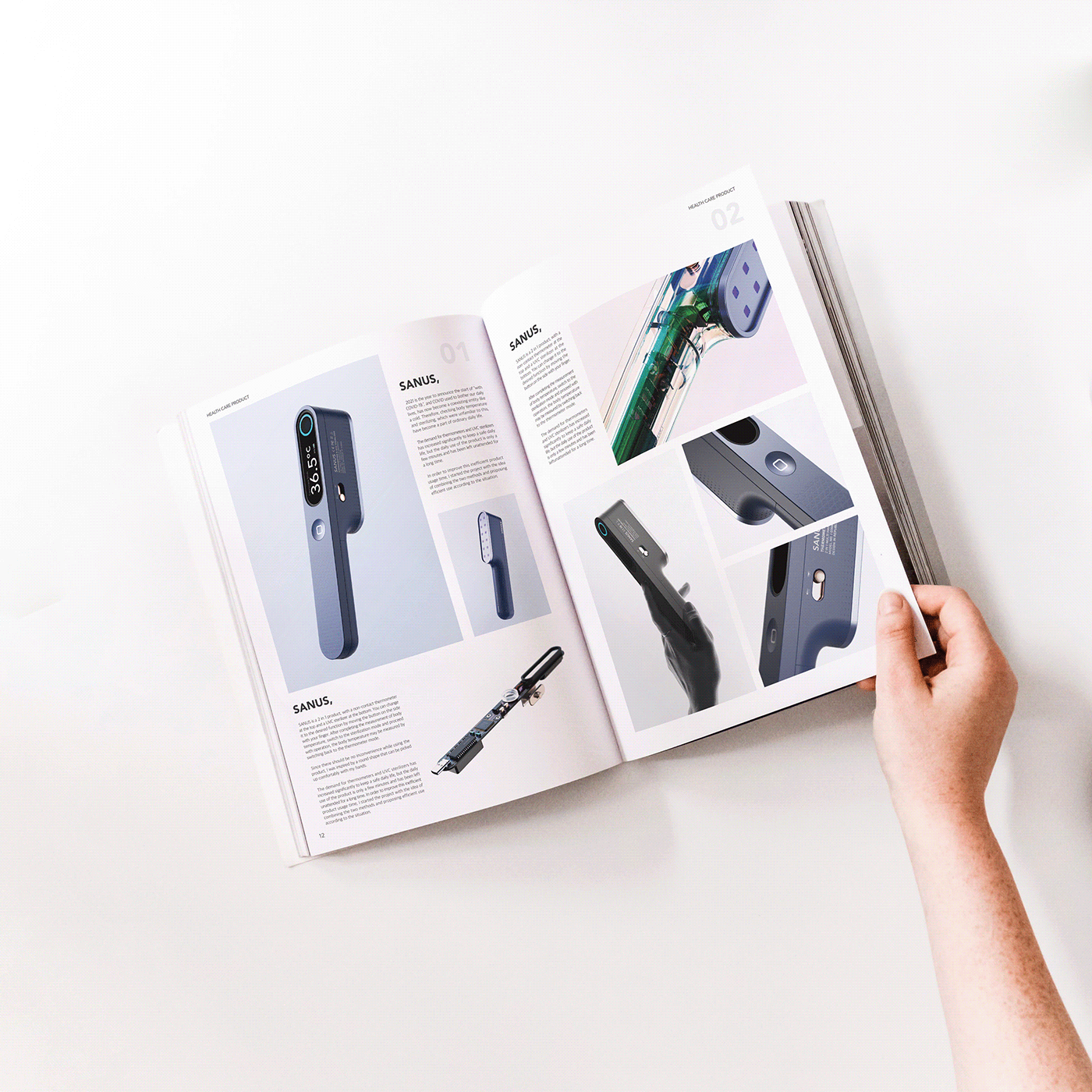 Temperature detection，product design，sterilization，