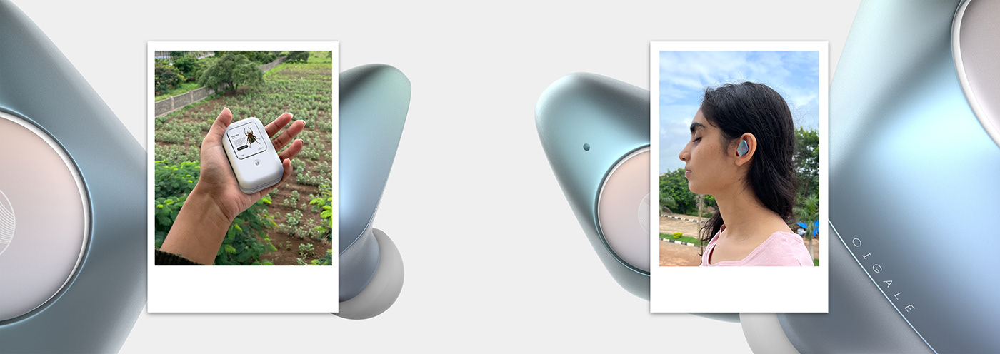 Cigale，product design，Wireless headset，