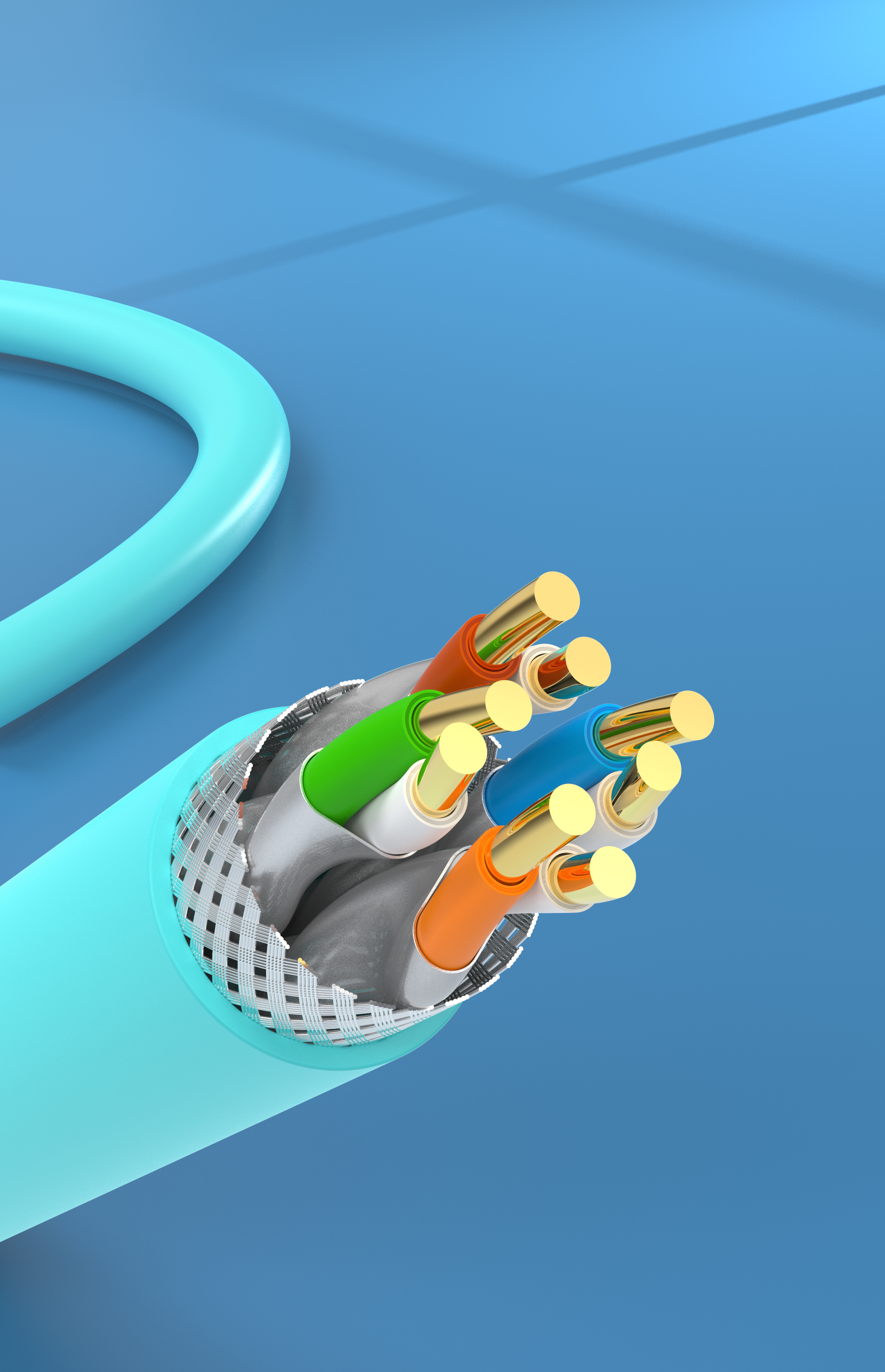 Network cable，keyshot，Render，network，