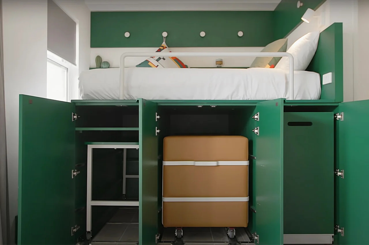 furniture design ，multi-function，Micro apartment，