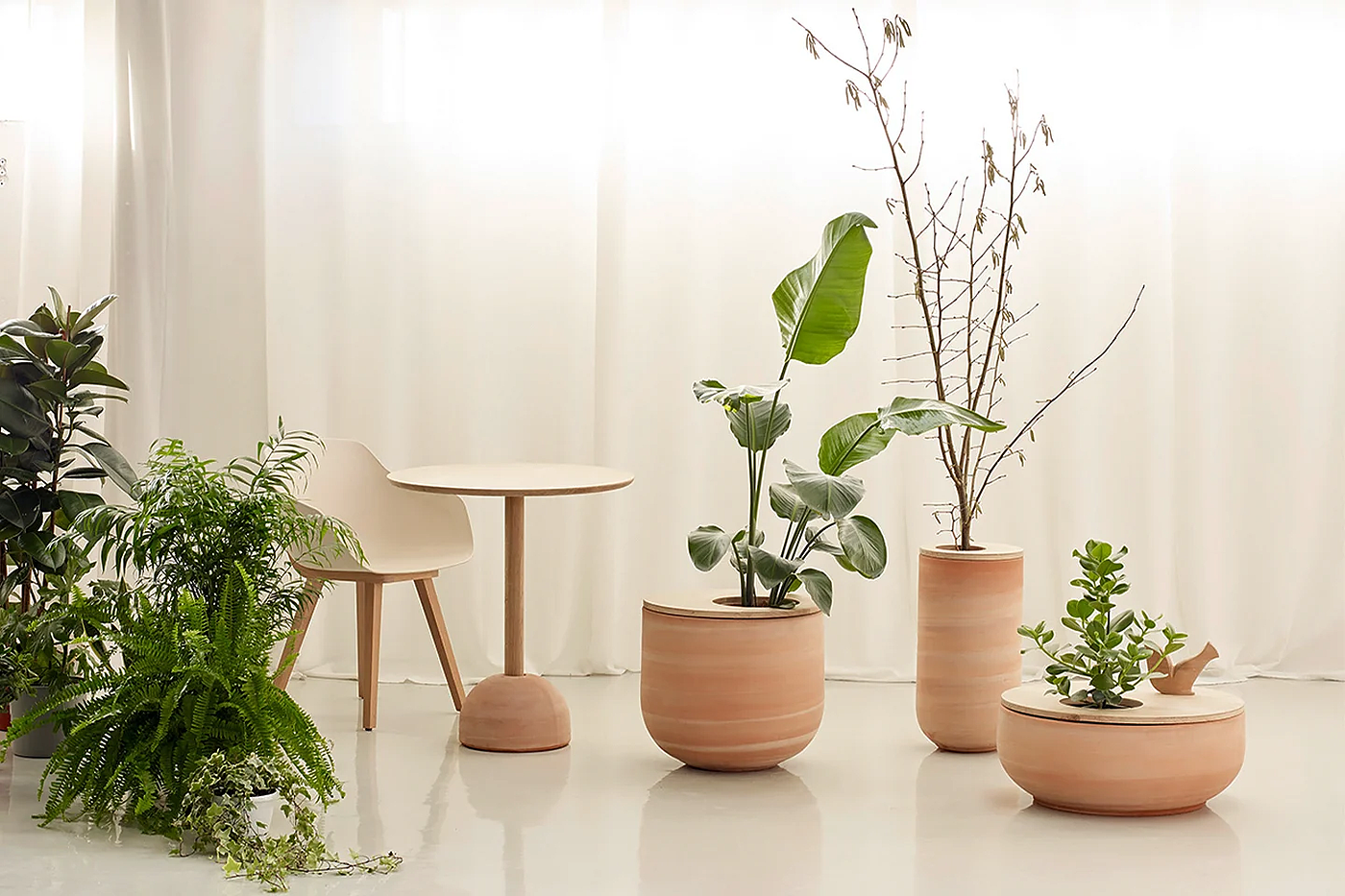 家具，盆栽花器，花盆，日式，Iratzoki Lizaso，Furniture collection，