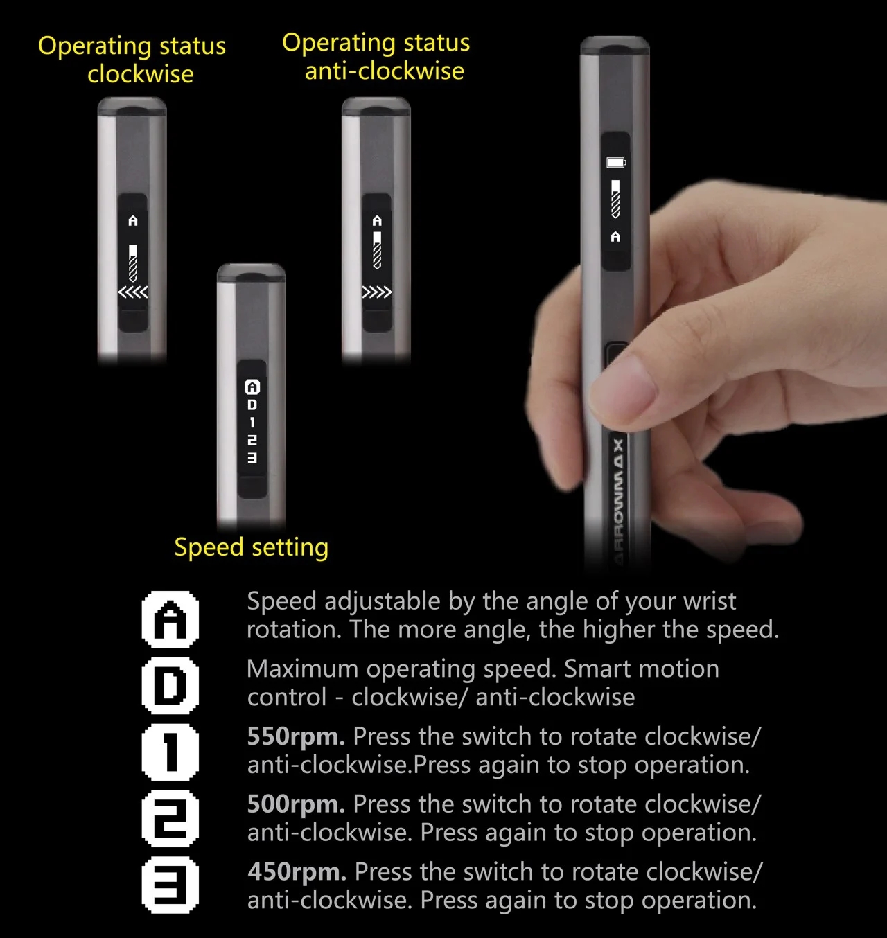 Intelligent electric drill，miniature，product design，