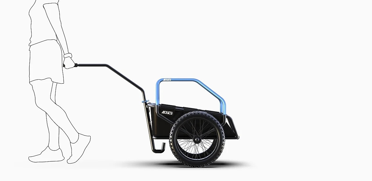 truck，goods-carrying trailer ，industrial design，