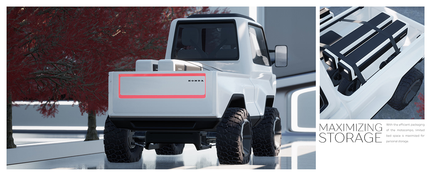 truck，industrial design，Honda Kei，Automobile design，