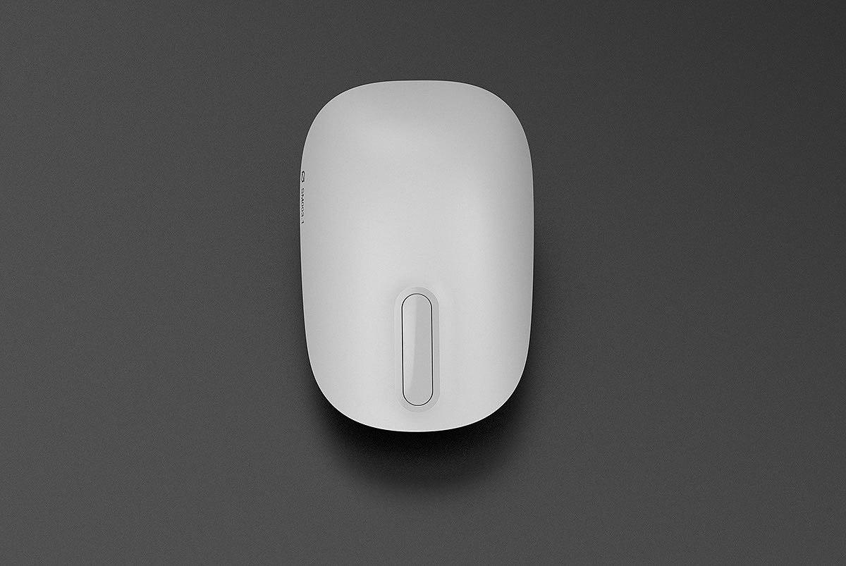 It's a mouse，white，intelligence，keyboard，computer，