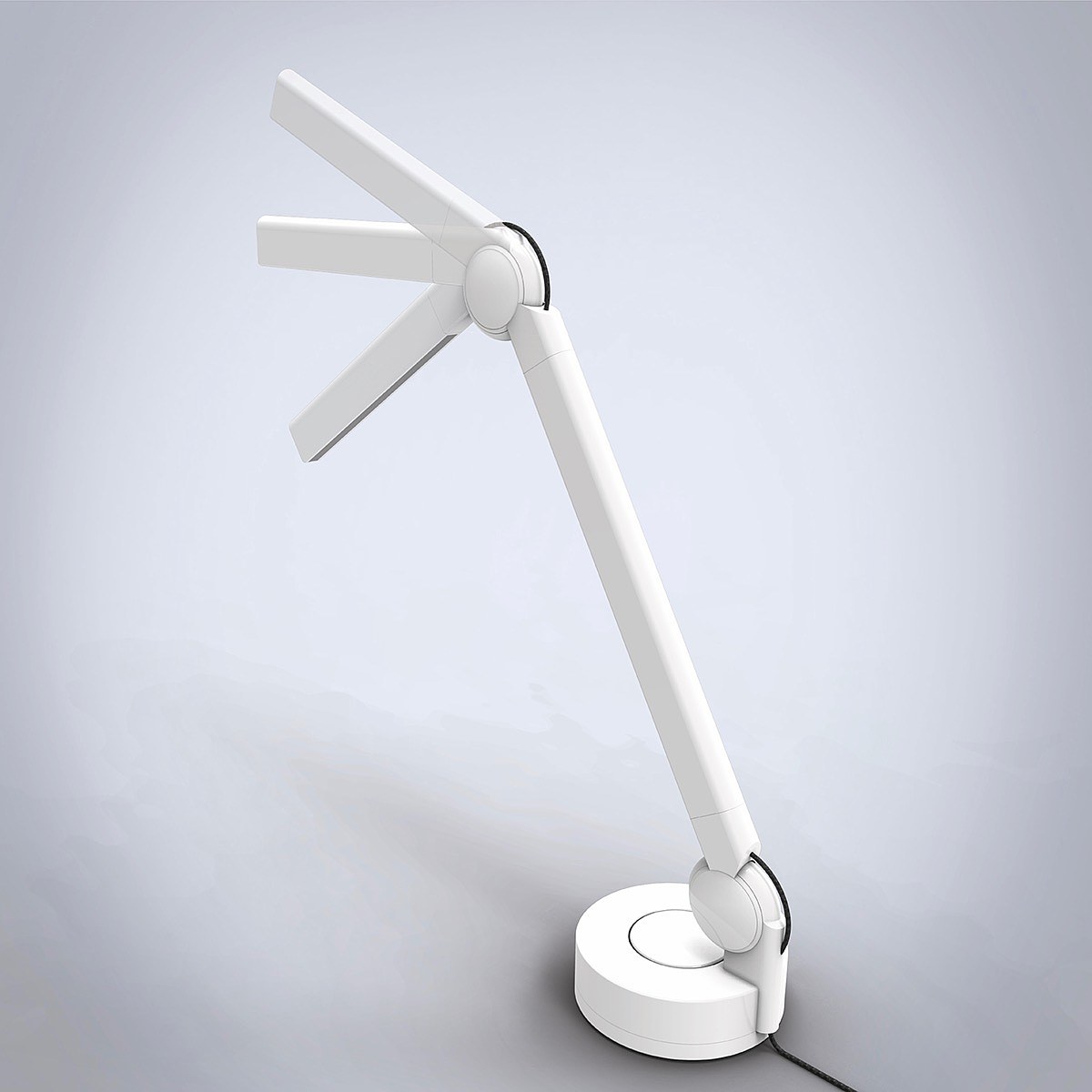 household electrical appliances，Desk lamp，360 ° rotating base，215 ° motion arm，