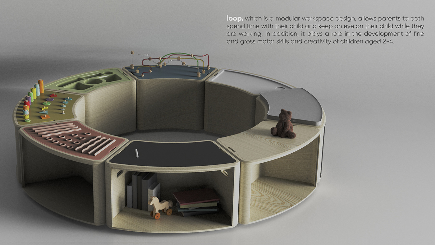 Kaya Bus，combination，Loop.，children，to work in an office，