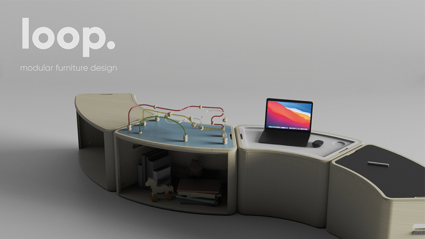 Kaya Bus，combination，Loop.，children，to work in an office，