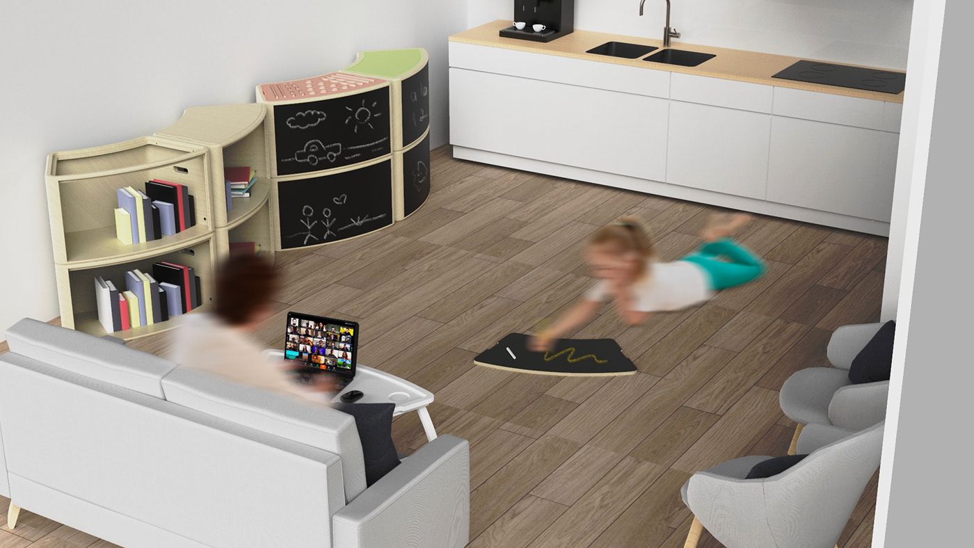 Kaya Bus，combination，Loop.，children，to work in an office，