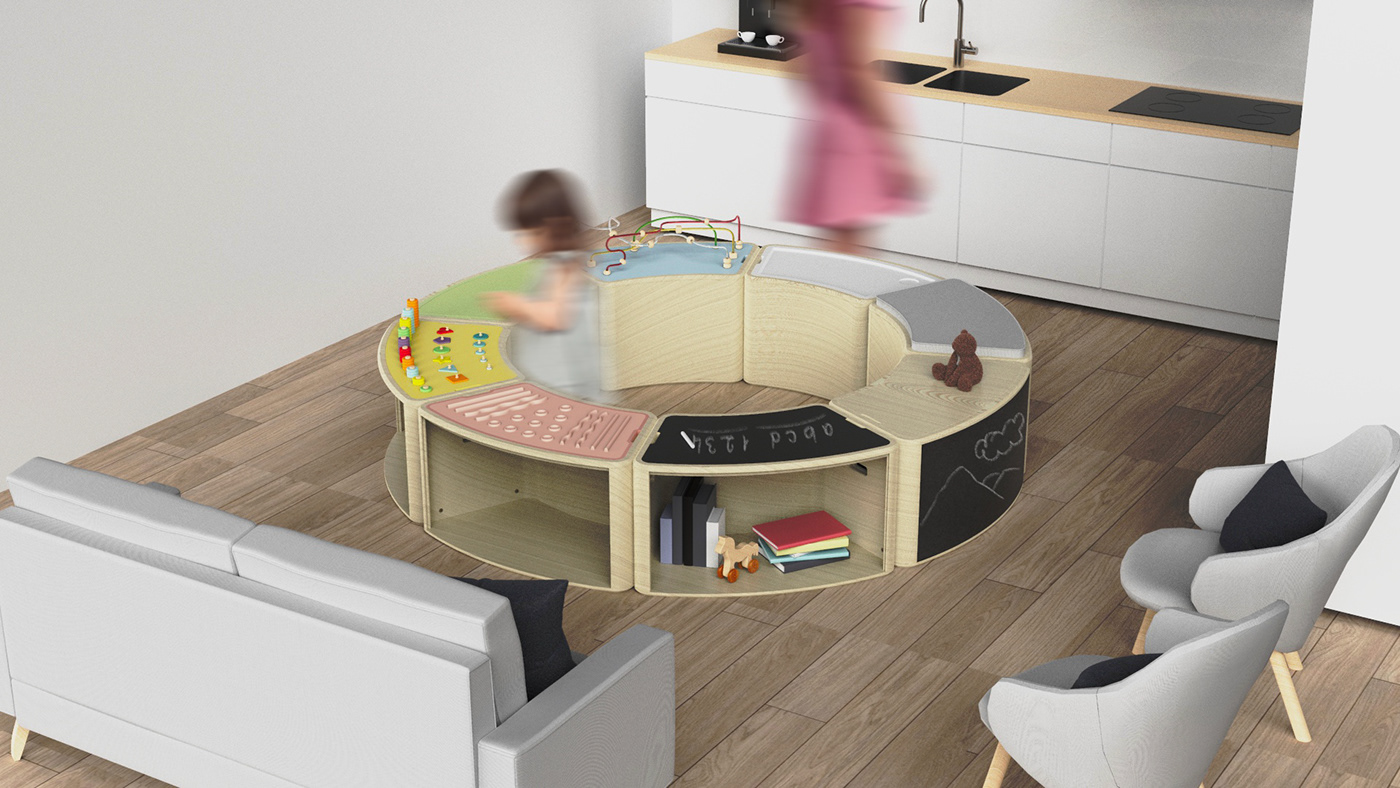 Kaya Bus，combination，Loop.，children，to work in an office，