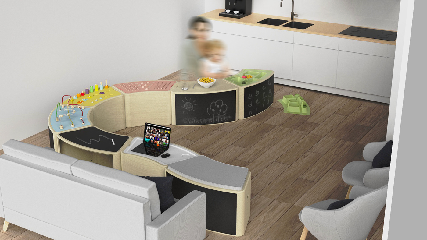 Kaya Bus，combination，Loop.，children，to work in an office，