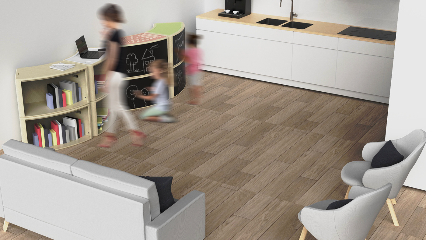 Kaya Bus，combination，Loop.，children，to work in an office，