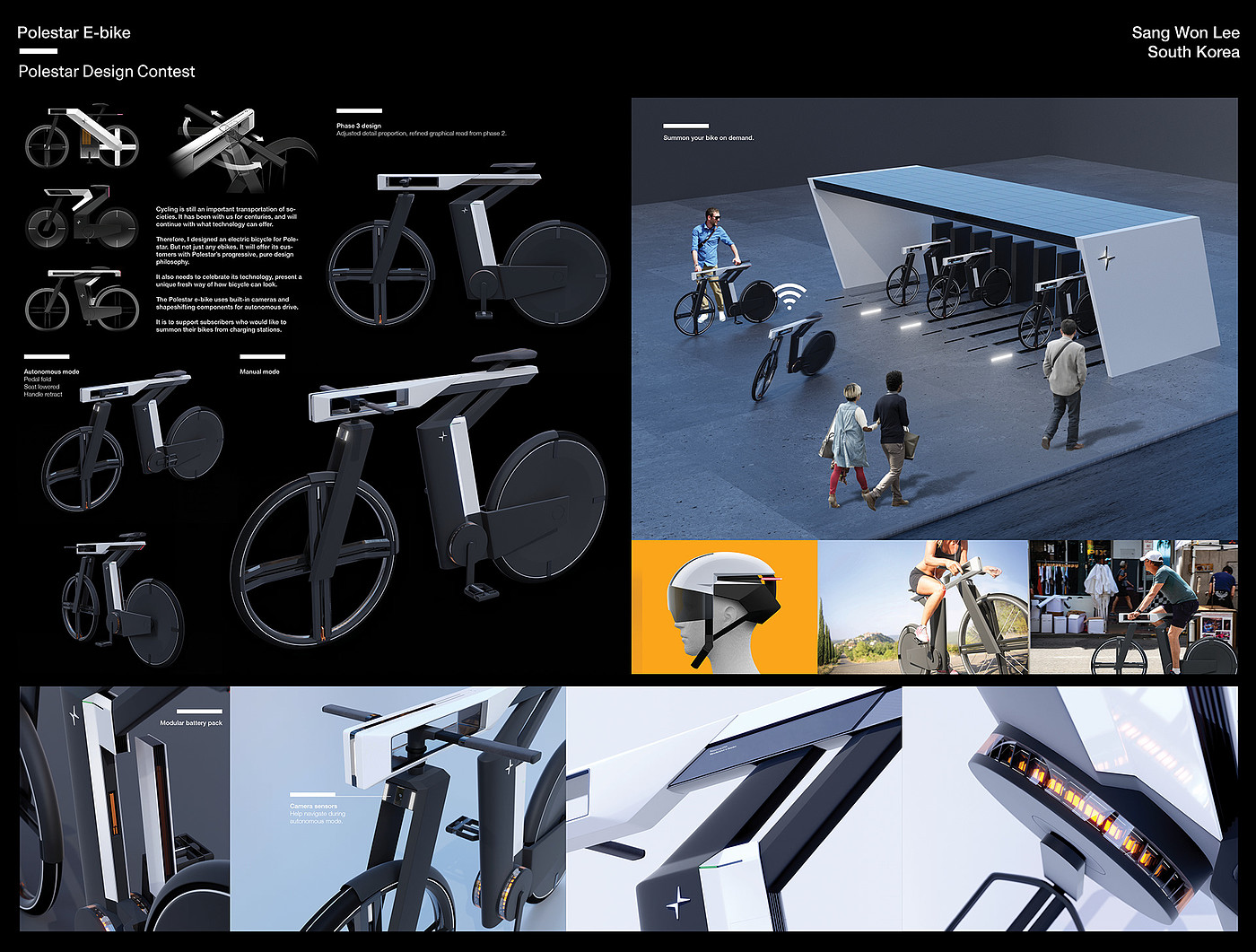 Polestar ebike，Electric，Bicycle，Sang Won Lee，