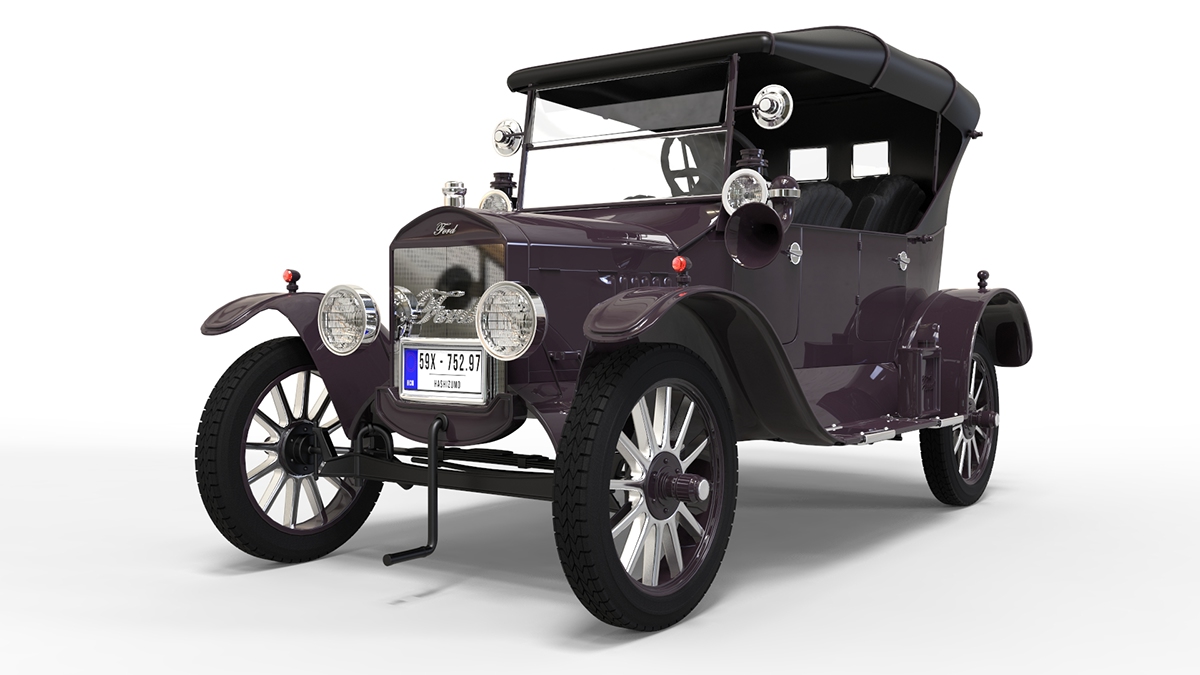 Ford，automobile，Model，Render，