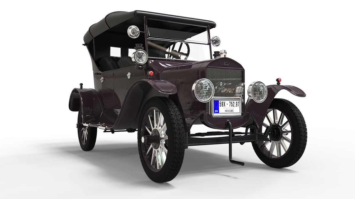 Ford，automobile，Model，Render，