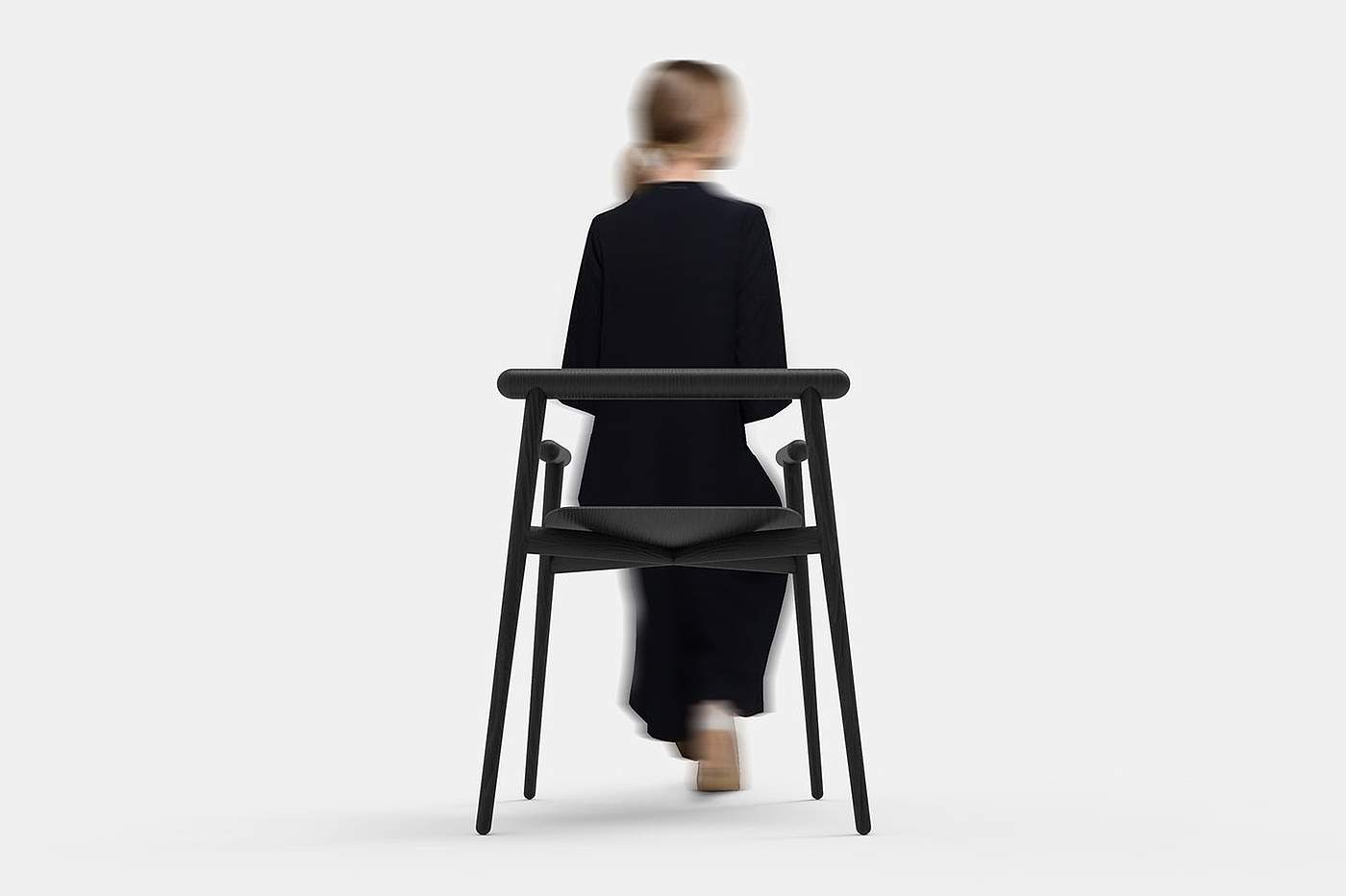 chair，chair，Leonardo Zanatta，Naga，Simplicity，black，