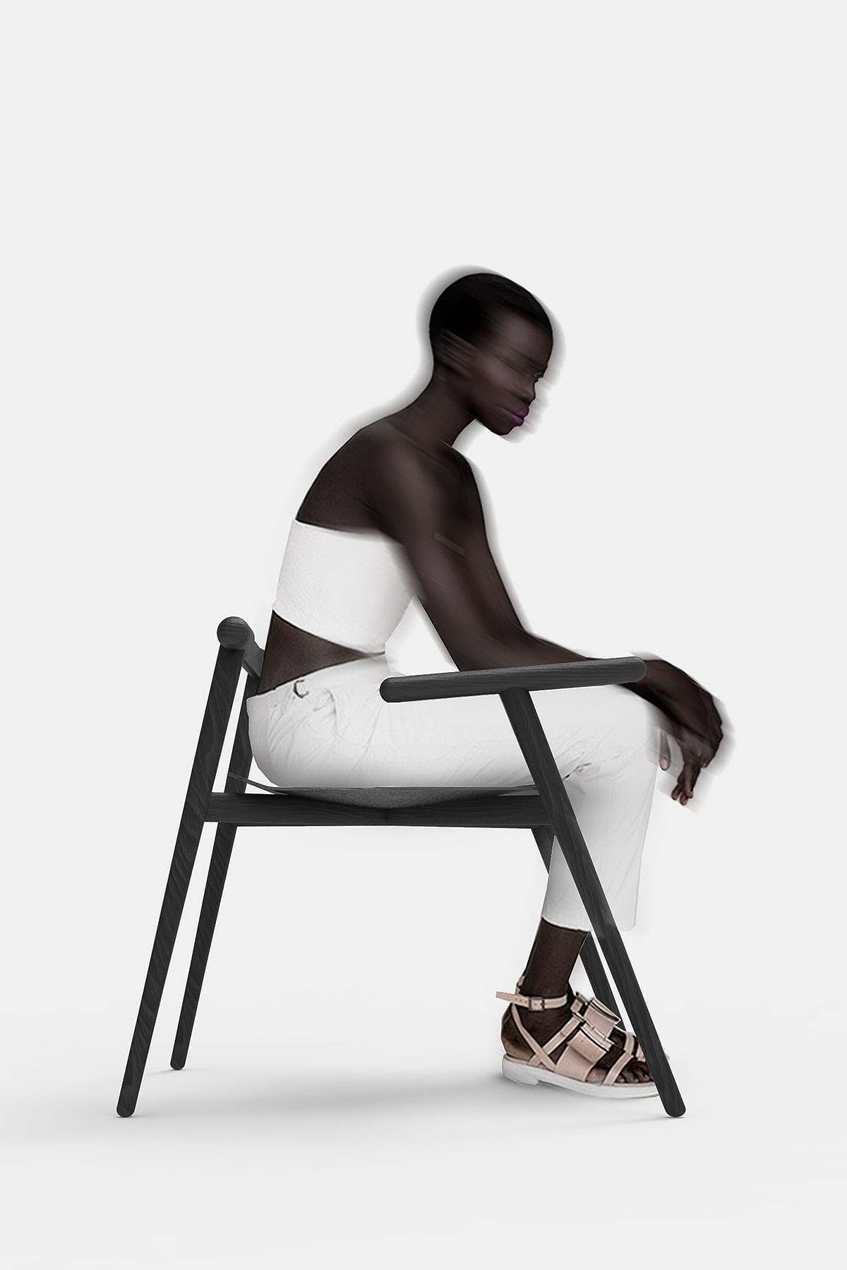 chair，chair，Leonardo Zanatta，Naga，Simplicity，black，